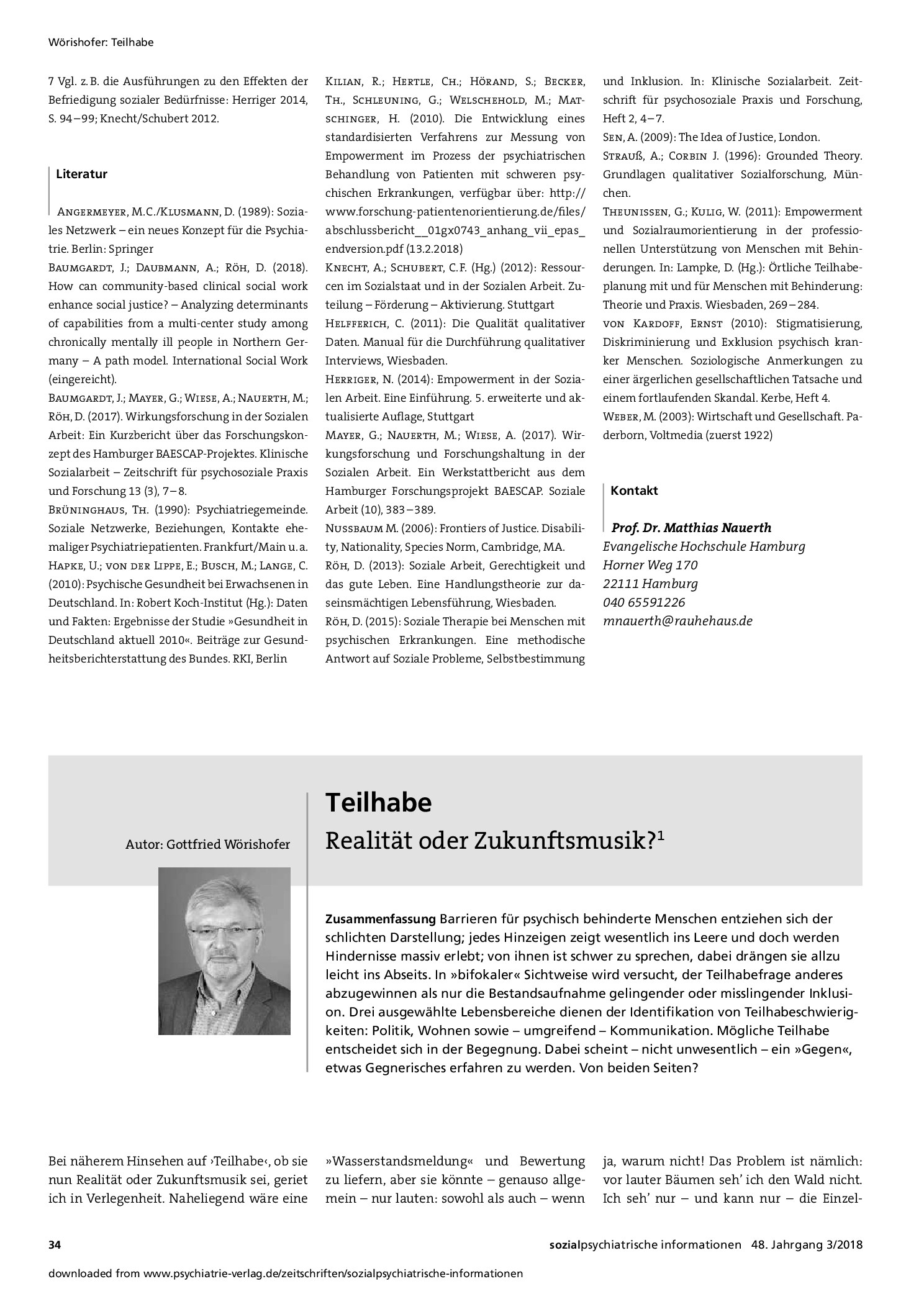 Vorschauseite 6: Zur Bedeutung des Empowerments in sozialen Beziehungen für die soziale Teilhabe von psychisch erkrankten Menschen