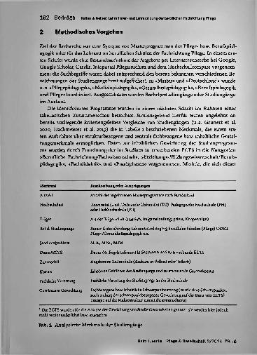 Vorschauseite 3: Lehrerinnenund Lehrerbildung der beruflichen Fachrichtung Pflege - eine kritische Bestandsaufnahme von Studienangeboten