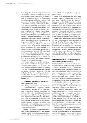 Vorschauseite 3: KI zwischen Vision und Pflegealltag