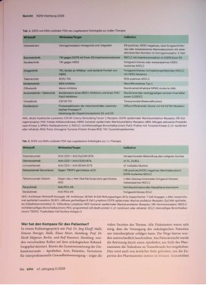 Vorschauseite 2: Drei Tage pharmazeutisch - onkologische Fortbildung