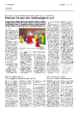 Vorschauseite 1: Nehmen Sie jetzt den Stellenabgleich vor!