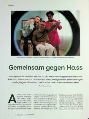 Vorschauseite 1: Gemeinsam gegen Hass