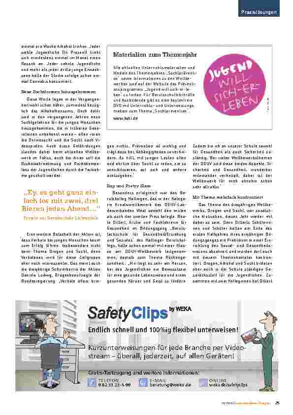 Vorschauseite 2: Rappen gegen Sucht