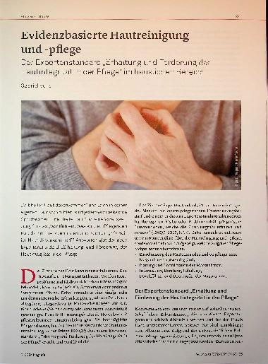 Vorschauseite 1: Evidenzbasierte Hautreinigung und -pflege