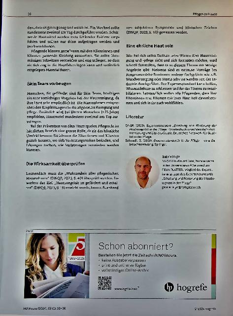 Vorschauseite 4: Evidenzbasierte Hautreinigung und -pflege