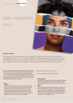 Vorschauseite 1: Über Rassismus ( Teil 2 )