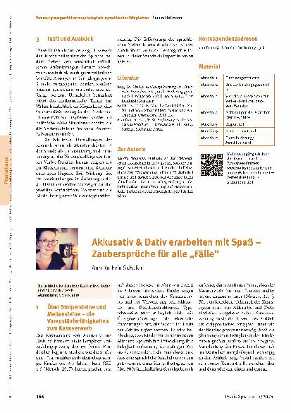 Vorschauseite 4: Förderung ausgewählter morphologisch-syntaktischer Fähigkeiten im Rahmen des Einschätzens und Vergleichens der Wahrscheinlichkeit