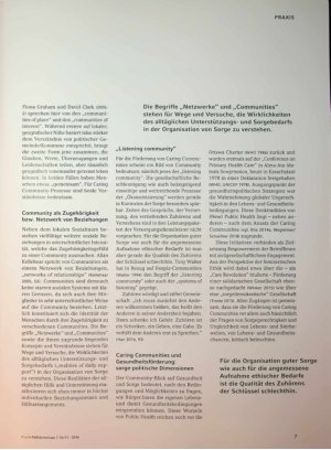 Vorschauseite 2: Was sind sorgende Gemeinschaften? Dimensionen und Kernthemen der Caring Community