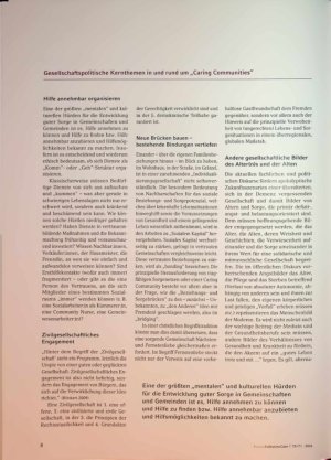 Vorschauseite 3: Was sind sorgende Gemeinschaften? Dimensionen und Kernthemen der Caring Community