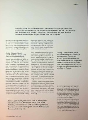 Vorschauseite 4: Was sind sorgende Gemeinschaften? Dimensionen und Kernthemen der Caring Community