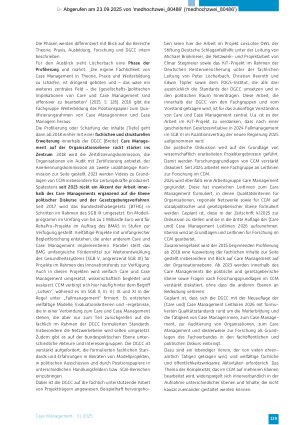 Vorschauseite 5: 20 Jahre DGCC – Rückblicke, aktueller Stand und Herausforderungen