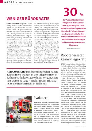 Vorschauseite 1: Weniger Bürokratie