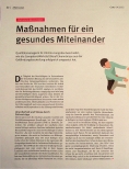 Vorschauseite 1: Maßnahmen für ein gesundes Miteinander