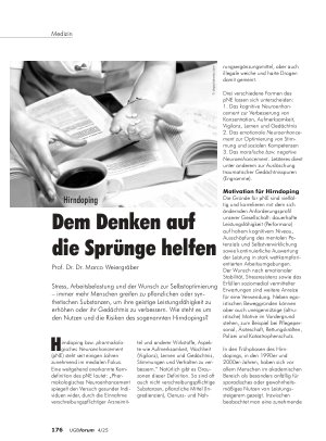 Vorschauseite 1: Dem Denken auf die Sprünge helfen