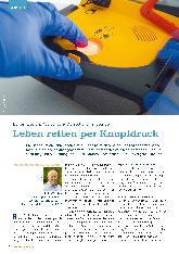 Vorschauseite 1: Defibrillatoren: Auswahl und Aufstellung im Betrieb. Leben retten per Knopfdruck.
