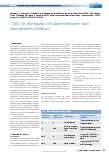 Vorschauseite 1: COVID-19: Wie häufig sind Zweitinfektionen nach überstandener Infektion?