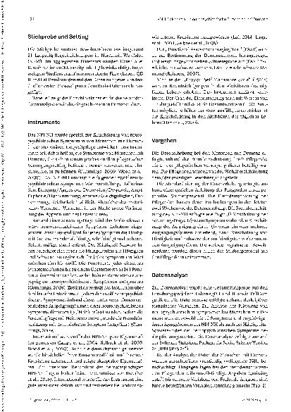 Vorschauseite 4: Prävalenz von neuropsychiatrischen Symptomen bei Menschen mit Demenz in der stationären Langzeitpflege