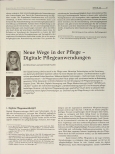Vorschauseite 1: Neue Wege in der Pflege - Digitale Pflegeanwendungen
