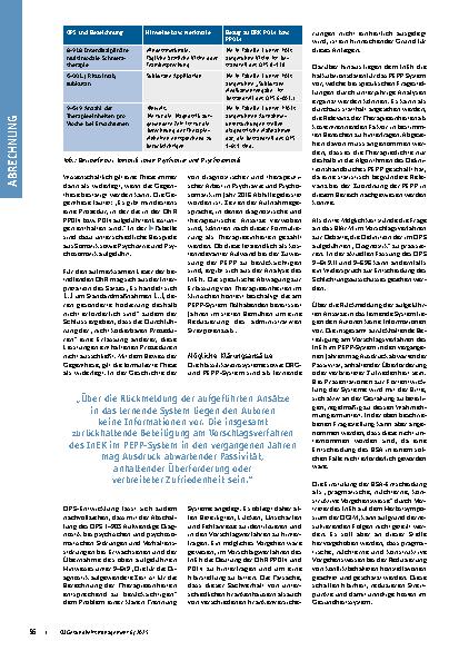 Vorschauseite 2: BSA Entscheidung S20220012 Therapieeinheiten am Aufnahmetag
