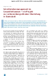 Vorschauseite 1: Schnittstellenmanagement im Gesundheitswesen – ein Projekt zur sektorenübergreifenden Überleitung in Darmstadt