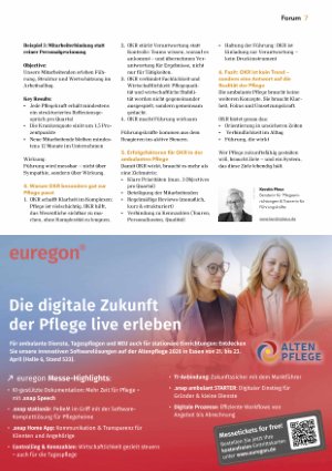 Vorschauseite 2: Warum OKR in der ambulanten Pflege so sinnvoll ist