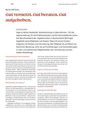 Vorschauseite 1: Gut vernetzt. Gut beraten. Gut aufgehoben.