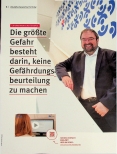 Vorschauseite 1: Die größte Gefahr besteht darin, keine Gefährdungsbeurteilung zu machen.