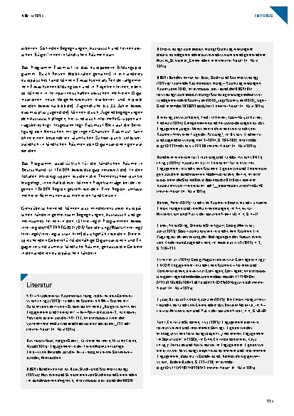 Vorschauseite 5: Engagement in ländlichen Räumen – örtlich und europäisch gefördert