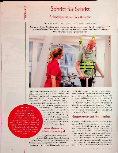 Vorschauseite 1: Schritt für Schritt Robotikgestützte Gangtherapie