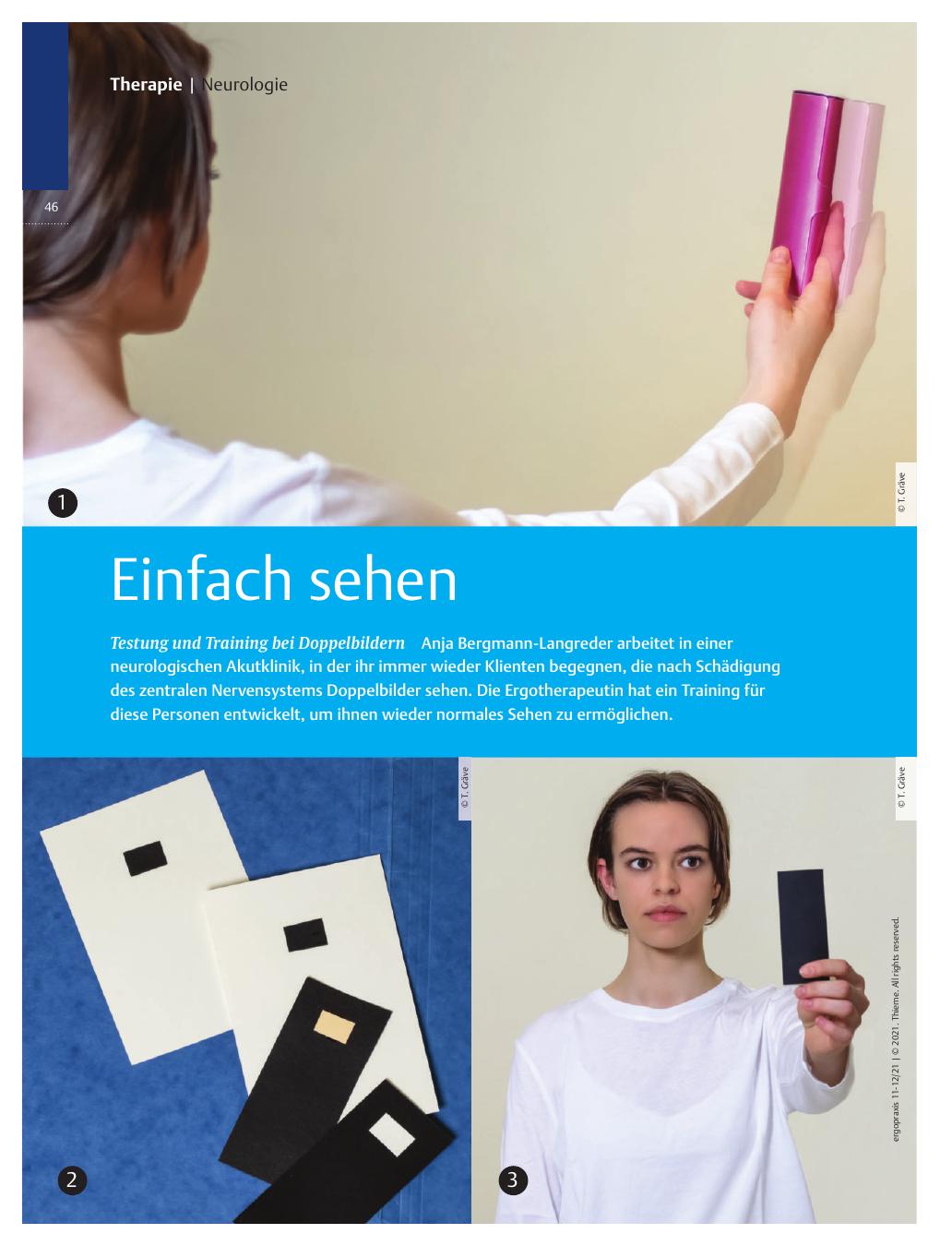 Vorschauseite 1: Einfach sehen? Testung und Training bei Doppelbildern