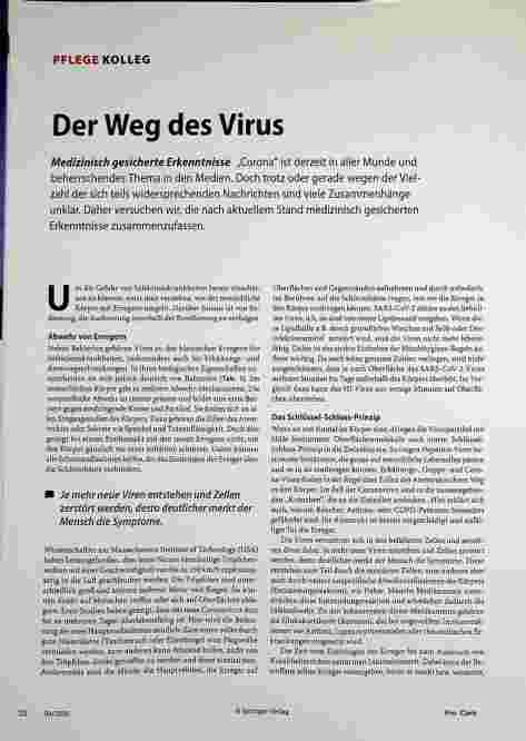 Vorschauseite 1: Der Weg des Virus