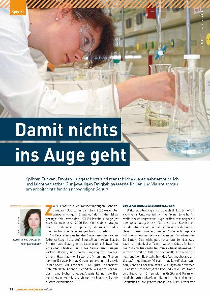 Vorschauseite 1: Corrected: Damit nichts ins Auge geht.