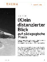 Vorschauseite 2: (Kein) distanzierter Blick auf pädagogische Praxis