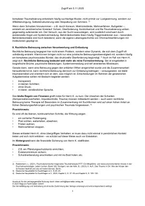 Vorschauseite 3: Schulden, Trauma und Sucht – und jetzt auch noch Behörden?