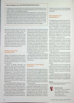 Vorschauseite 3: Zwischen Kreuzfahrt und Kreuzweg Ein Quereinsteiger in die Palliativpflege auf seiner Reise zur Spiritual Care