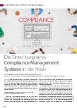 Vorschauseite 1: Die Einrichtung eines Compliance-Management-Systems in der Praxis