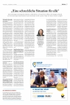Vorschauseite 1: „Eine schreckliche Situation für alle“
