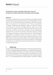 Vorschauseite 2: Akzeptierende Medienpädagogik und professionelles Handeln aus Sicht der Wissenssoziologie Karl Mannheims