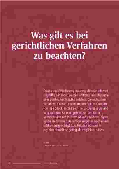 Vorschauseite 1: Was gilt es bei gerichtlichen Verfahren zu beachten?