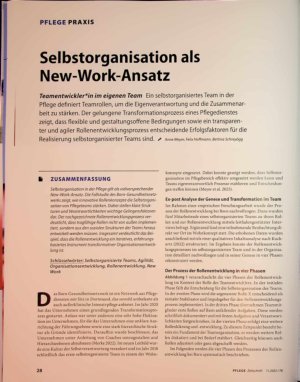 Vorschauseite 1: Selbstorganisation als New-Work-Ansatz