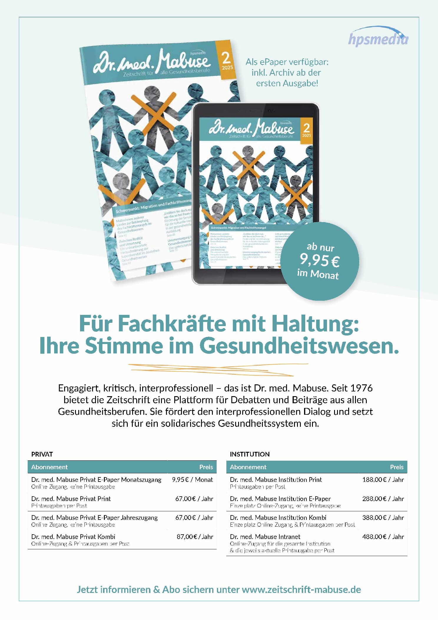 Vorschauseite 2: Pädagogik der Gesundheitsberufe. Gesamtausgabe 2-2026