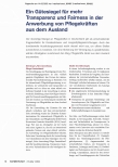 Vorschauseite 2: Ein Gütesiegel für mehr Transparenz und Fairness in der Anwerbung von Pflegekräften aus dem Ausland