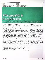 Vorschauseite 1: Pflegegeld & Sozialrecht