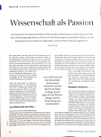 Vorschauseite 1: Wissenschaft als Passion