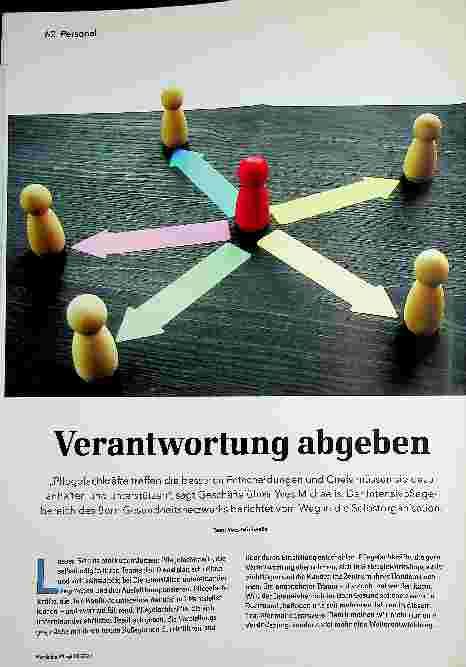 Vorschauseite 1: Verantwortung abgeben