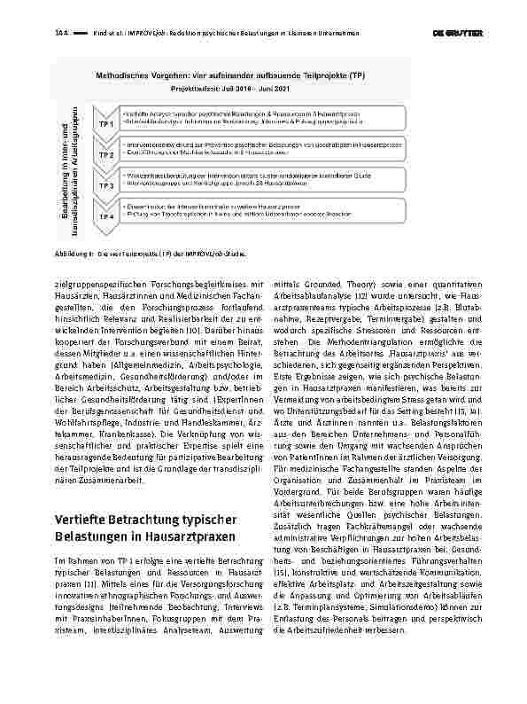 Vorschauseite 2: IMPROVEjob: Reduktion psychischer Belastungen in kleineren Unternehmen