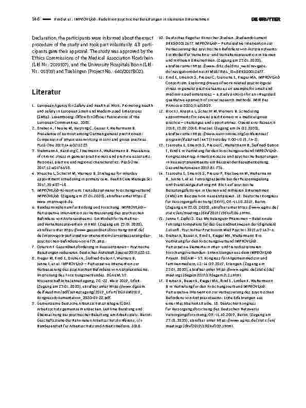 Vorschauseite 4: IMPROVEjob: Reduktion psychischer Belastungen in kleineren Unternehmen