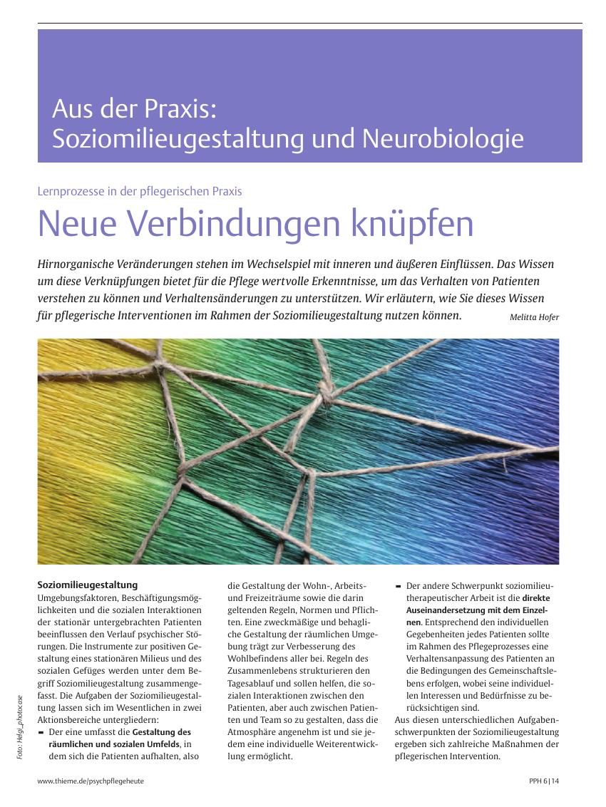Vorschauseite 1: Neue Verbindungen knüpfen