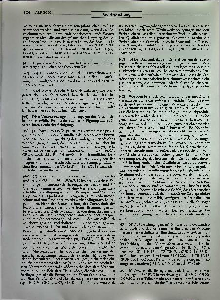 Vorschauseite 6: Rechtsprechung: Haftung des Plattformbetreibers für Falschbezeichnungen