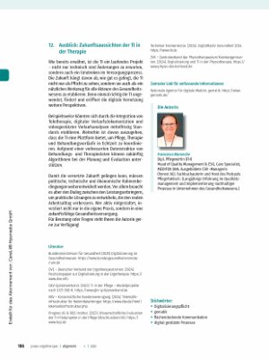 Vorschauseite 6: Digital vernetzt - die Telematikinfrastruktur (TI) im therapeutischen Alltag